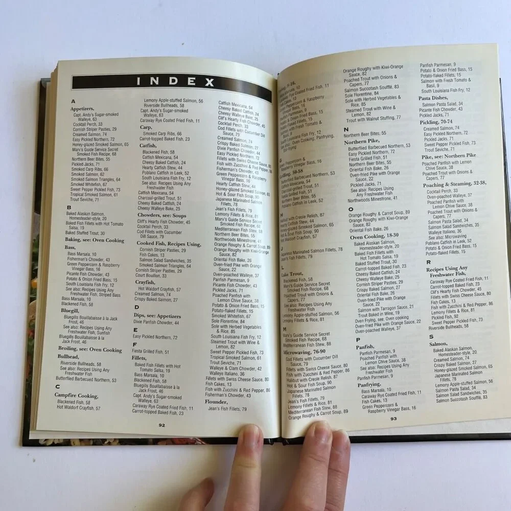 Vintage Cookbook Berkley Flavors if Fishing Cookbook Hardcover 1994